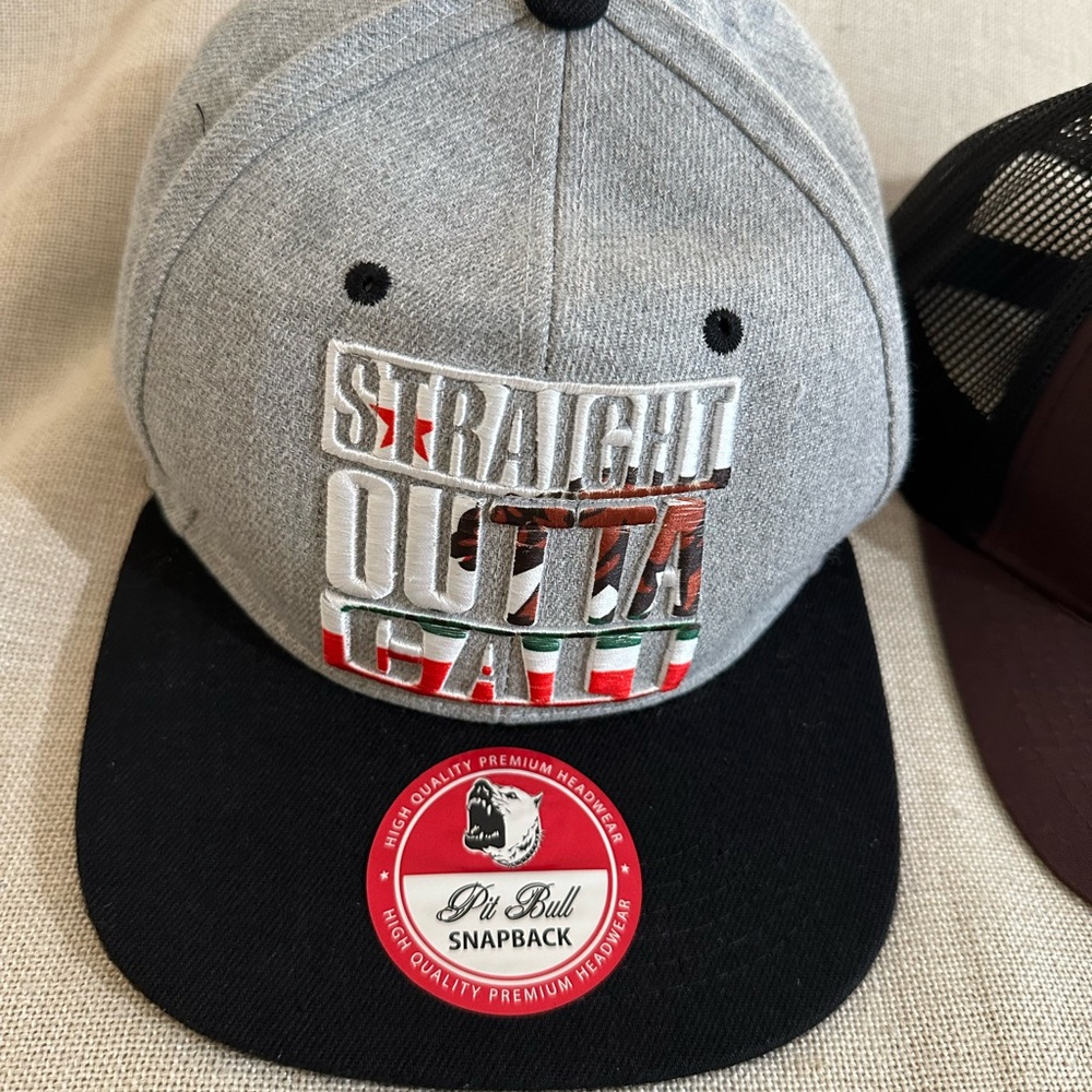 Brown Trucker Hat With Leather Patch - image 2